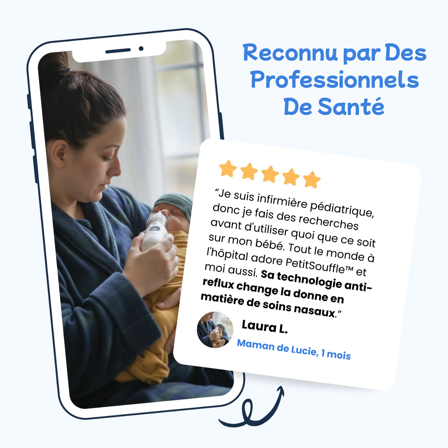 PetitSouffle™ - Aspirateur nasal électrique pour bébé